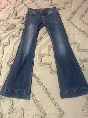 Kids Blue Flare Jeans - Classic Stretch Denim